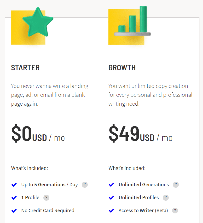 snazzy pricing