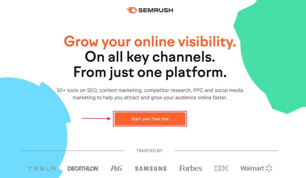 semrush free trial