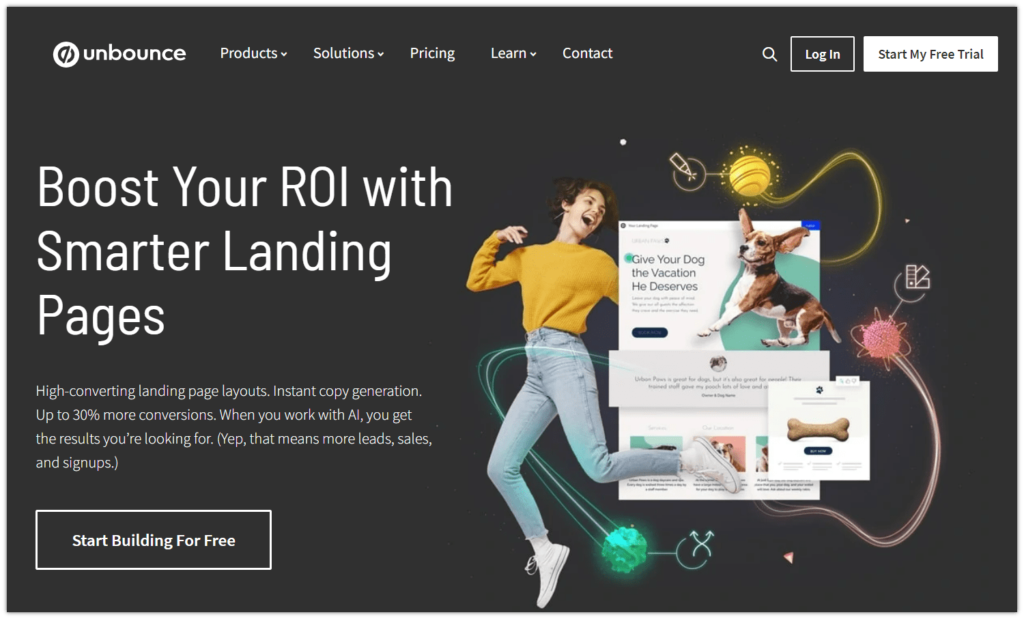 add landing page