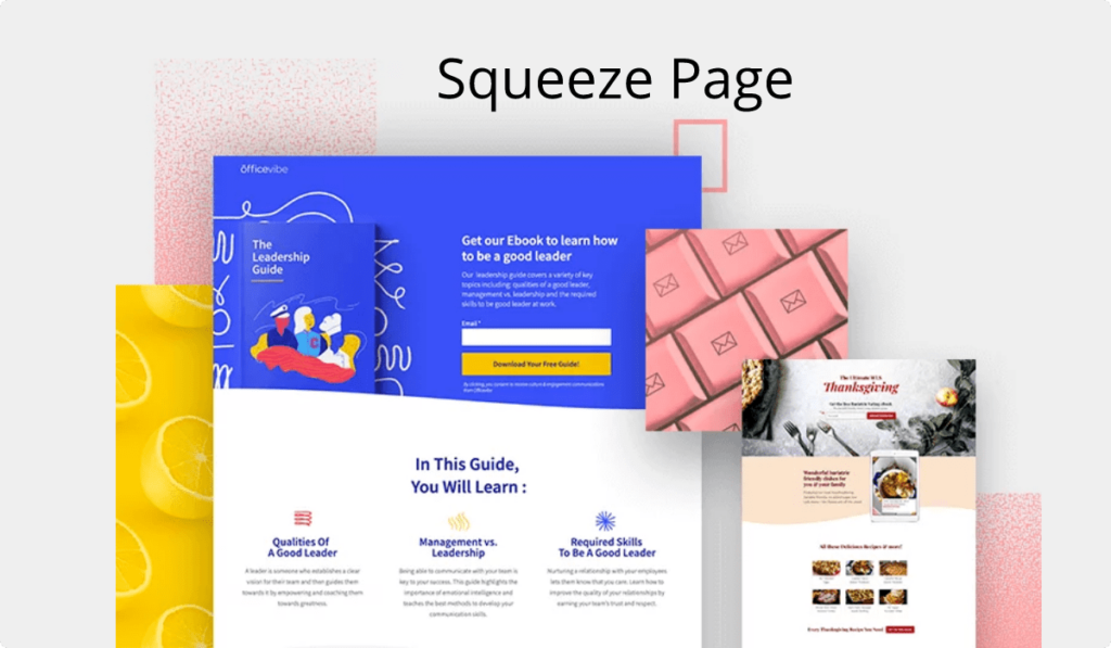 what is a squeeze page