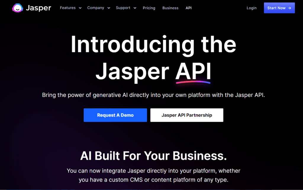 jasper ai api