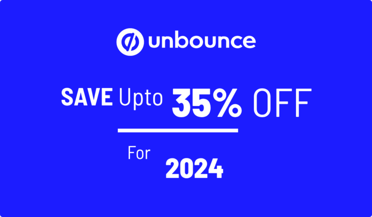unbounce coupon code: exclusive offer