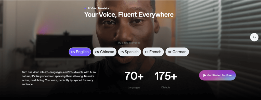 heygen language support