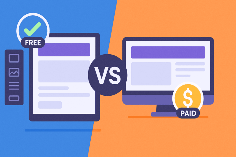 Free vs. Paid Landing Page Builders The Pros and Cons