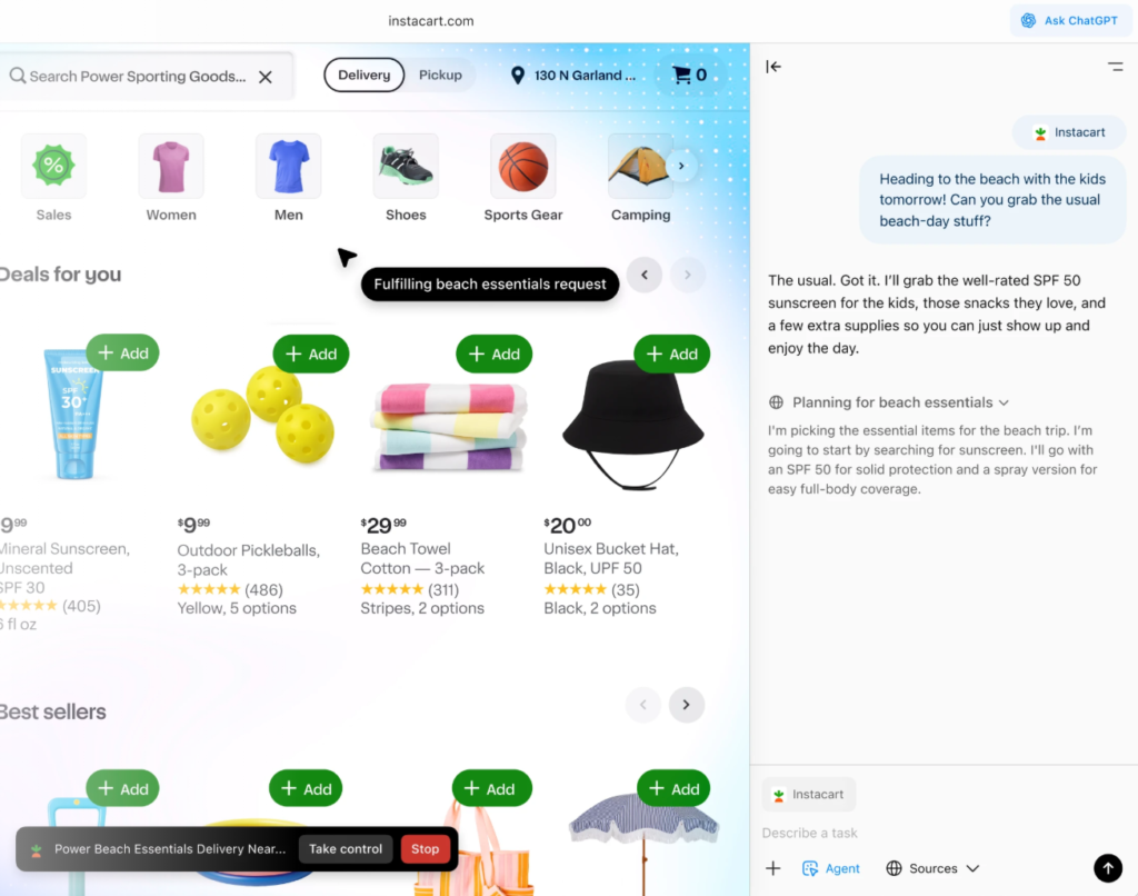 chatgpt atlas browser agent mode