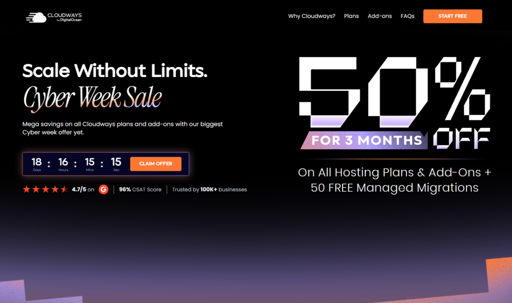 cloudways black friday deal 2025