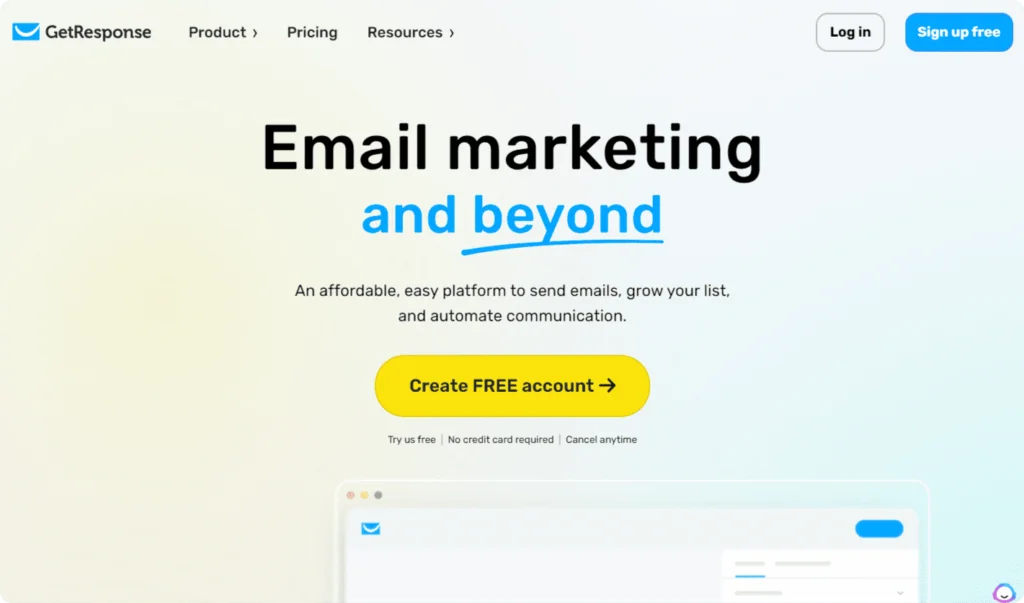 why choose getresponse