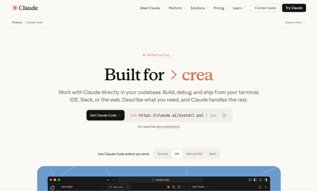 claude code: vibe coding tool