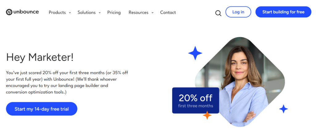 Unbounce Coupon Code Offers - Breaking down